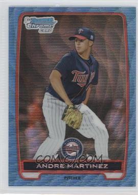 2012 Bowman Draft Picks & Prospects - Chrome Draft Picks - Blue Wave Refractors #BDPP63 - Andre Martinez