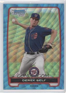 2012 Bowman Draft Picks & Prospects - Chrome Draft Picks - Blue Wave Refractors #BDPP65 - Derek Self