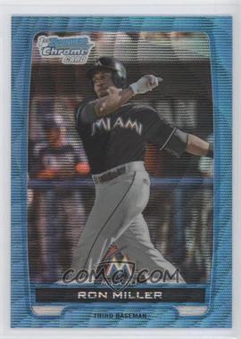 2012 Bowman Draft Picks & Prospects - Chrome Draft Picks - Blue Wave Refractors #BDPP75 - Ron Miller