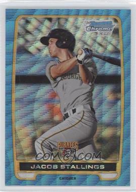 2012 Bowman Draft Picks & Prospects - Chrome Draft Picks - Blue Wave Refractors #BDPP86 - Jacob Stallings