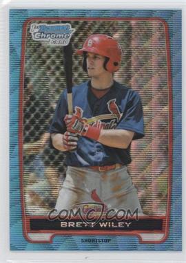 2012 Bowman Draft Picks & Prospects - Chrome Draft Picks - Blue Wave Refractors #BDPP91 - Brett Wiley