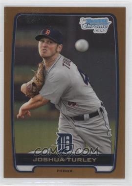 2012 Bowman Draft Picks & Prospects - Chrome Draft Picks - Gold Refractors #BDPP108 - Joshua Turley /50