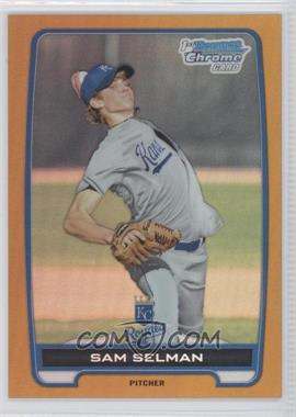 2012 Bowman Draft Picks & Prospects - Chrome Draft Picks - Gold Refractors #BDPP116 - Sam Selman /50