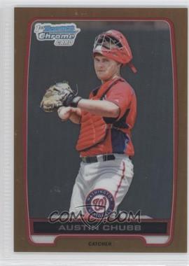 2012 Bowman Draft Picks & Prospects - Chrome Draft Picks - Gold Refractors #BDPP139 - Austin Chubb /50