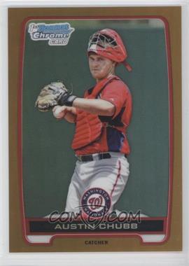 2012 Bowman Draft Picks & Prospects - Chrome Draft Picks - Gold Refractors #BDPP139 - Austin Chubb /50