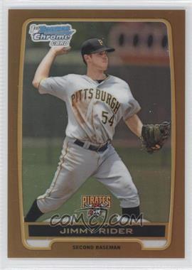 2012 Bowman Draft Picks & Prospects - Chrome Draft Picks - Gold Refractors #BDPP146 - Jimmy Rider /50