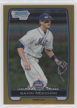 2012 Bowman Draft Picks & Prospects - Chrome Draft Picks - Gold Refractors #BDPP17 - Gavin Cecchini /50