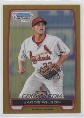 2012 Bowman Draft Picks & Prospects - Chrome Draft Picks - Gold Refractors #BDPP66 - Jacob Wilson /50