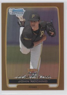 2012 Bowman Draft Picks & Prospects - Chrome Draft Picks - Gold Refractors #BDPP78 - John Kuchno /50