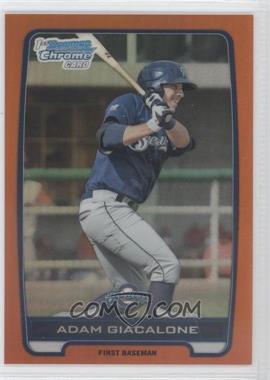 2012 Bowman Draft Picks & Prospects - Chrome Draft Picks - Orange Refractors #BDPP120 - Adam Giacalone /25