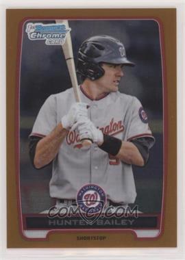 2012 Bowman Draft Picks & Prospects - Chrome Draft Picks - Orange Refractors #BDPP150 - Hunter Bailey /25