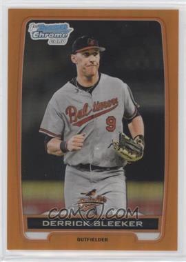 2012 Bowman Draft Picks & Prospects - Chrome Draft Picks - Orange Refractors #BDPP157 - Derrick Bleeker /25