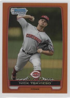 2012 Bowman Draft Picks & Prospects - Chrome Draft Picks - Orange Refractors #BDPP7 - Nick Travieso /25 [Noted]