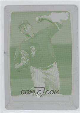 2012 Bowman Draft Picks & Prospects - Chrome Draft Picks - Printing Plate Yellow #BDPP101 - Chris Beck /1