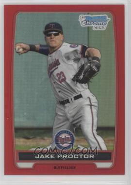 2012 Bowman Draft Picks & Prospects - Chrome Draft Picks - Red Refractors #BDPP96 - Jake Proctor /5