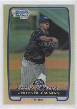 2012 Bowman Draft Picks & Prospects - Chrome Draft Picks - Refractors #BDPP109 - Johendi Jiminian