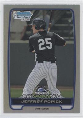 2012 Bowman Draft Picks & Prospects - Chrome Draft Picks - Refractors #BDPP121 - Jeffrey Popick