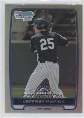 2012 Bowman Draft Picks & Prospects - Chrome Draft Picks - Refractors #BDPP121 - Jeffrey Popick