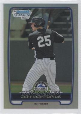 2012 Bowman Draft Picks & Prospects - Chrome Draft Picks - Refractors #BDPP121 - Jeffrey Popick