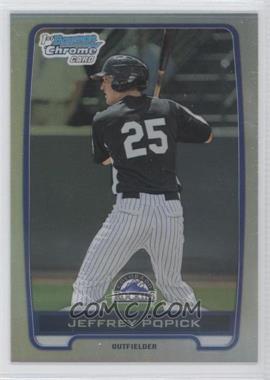 2012 Bowman Draft Picks & Prospects - Chrome Draft Picks - Refractors #BDPP121 - Jeffrey Popick