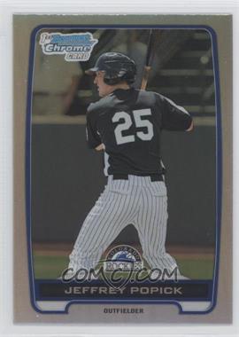 2012 Bowman Draft Picks & Prospects - Chrome Draft Picks - Refractors #BDPP121 - Jeffrey Popick