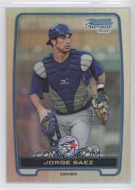 2012 Bowman Draft Picks & Prospects - Chrome Draft Picks - Refractors #BDPP132 - Jorge Saez