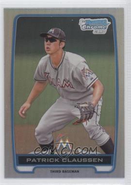 2012 Bowman Draft Picks & Prospects - Chrome Draft Picks - Refractors #BDPP156 - Patrick Claussen