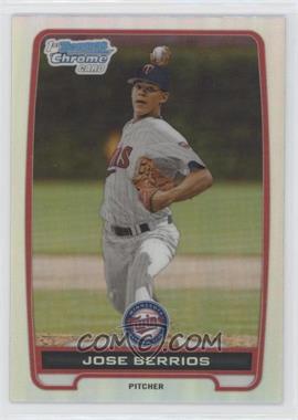 2012 Bowman Draft Picks & Prospects - Chrome Draft Picks - Refractors #BDPP16 - Jose Berrios