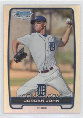 2012 Bowman Draft Picks & Prospects - Chrome Draft Picks - Refractors #BDPP62 - Jordan John