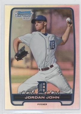 2012 Bowman Draft Picks & Prospects - Chrome Draft Picks - Refractors #BDPP62 - Jordan John