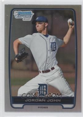 2012 Bowman Draft Picks & Prospects - Chrome Draft Picks - Refractors #BDPP62 - Jordan John