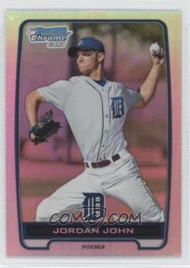 2012 Bowman Draft Picks & Prospects - Chrome Draft Picks - Refractors #BDPP62 - Jordan John