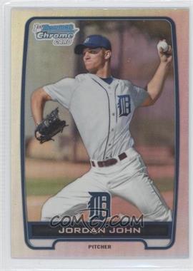 2012 Bowman Draft Picks & Prospects - Chrome Draft Picks - Refractors #BDPP62 - Jordan John