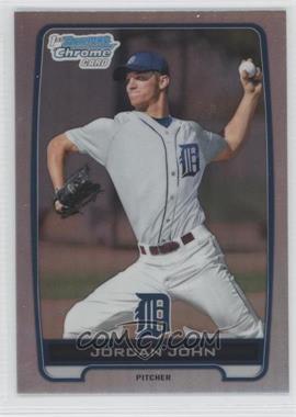 2012 Bowman Draft Picks & Prospects - Chrome Draft Picks - Refractors #BDPP62 - Jordan John