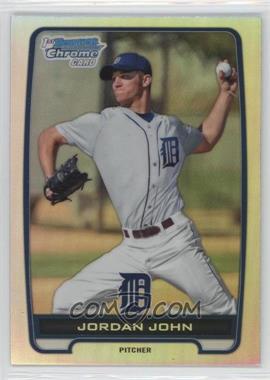 2012 Bowman Draft Picks & Prospects - Chrome Draft Picks - Refractors #BDPP62 - Jordan John