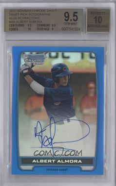 2012 Bowman Draft Picks & Prospects - Chrome Draft Picks Autographs - Blue Refractor #BCA-AA - Albert Almora /150 [BGS 9.5 GEM MINT]