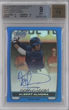 2012 Bowman Draft Picks & Prospects - Chrome Draft Picks Autographs - Blue Refractor #BCA-AA - Albert Almora /150 [BGS 9 MINT]