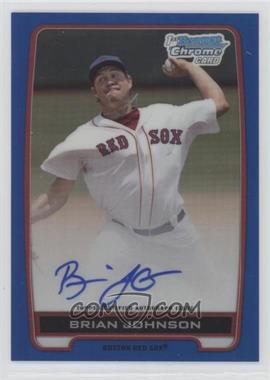 2012 Bowman Draft Picks & Prospects - Chrome Draft Picks Autographs - Blue Refractor #BCA-BJ - Brian Johnson /150