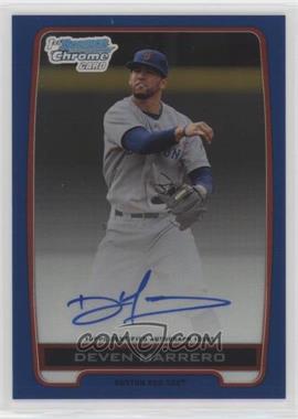 2012 Bowman Draft Picks & Prospects - Chrome Draft Picks Autographs - Blue Refractor #BCA-DM - Deven Marrero /150