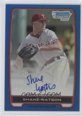 2012 Bowman Draft Picks & Prospects - Chrome Draft Picks Autographs - Blue Refractor #BCA-SW - Shane Watson /150