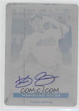 2012 Bowman Draft Picks & Prospects - Chrome Draft Picks Autographs - Printing Plate Black #BCA-KG - Kevin Gausman /1