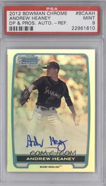 2012 Bowman Draft Picks & Prospects - Chrome Draft Picks Autographs - Refractor #BCA-AH - Andrew Heaney [PSA 9 MINT]