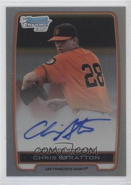 2012 Bowman Draft Picks & Prospects - Chrome Draft Picks Autographs - Refractor #BCA-CST - Chris Stratton [EX to NM]