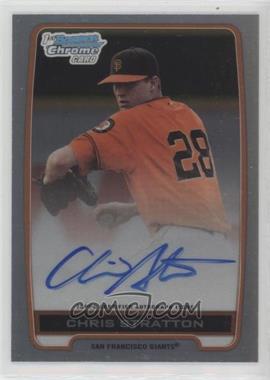 2012 Bowman Draft Picks & Prospects - Chrome Draft Picks Autographs - Refractor #BCA-CST - Chris Stratton [EX to NM]