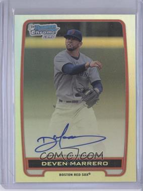 2012 Bowman Draft Picks & Prospects - Chrome Draft Picks Autographs - Refractor #BCA-DM - Deven Marrero