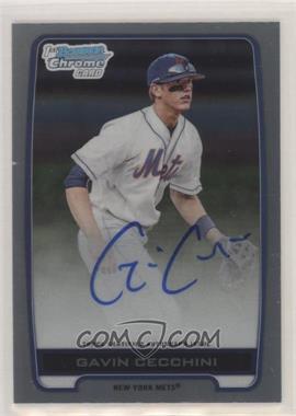 2012 Bowman Draft Picks & Prospects - Chrome Draft Picks Autographs - Refractor #BCA-GC - Gavin Cecchini