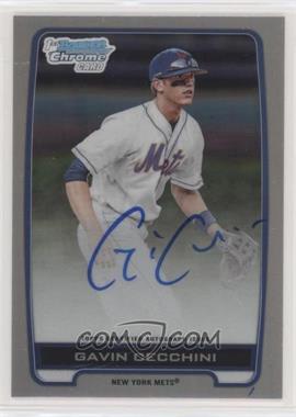 2012 Bowman Draft Picks & Prospects - Chrome Draft Picks Autographs - Refractor #BCA-GC - Gavin Cecchini