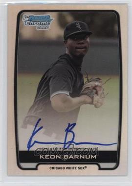 2012 Bowman Draft Picks & Prospects - Chrome Draft Picks Autographs - Refractor #BCA-KB - Keon Barnum