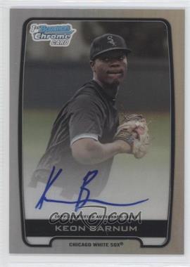 2012 Bowman Draft Picks & Prospects - Chrome Draft Picks Autographs - Refractor #BCA-KB - Keon Barnum