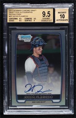 2012 Bowman Draft Picks & Prospects - Chrome Draft Picks Autographs - Refractor #BCA-KP - Kevin Plawecki [BGS 9.5 GEM MINT]